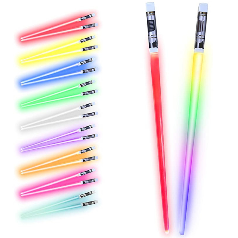 Photography Lighting For Food - LED Luminous Chopsticks Lightsaber Luminous Chopsticks