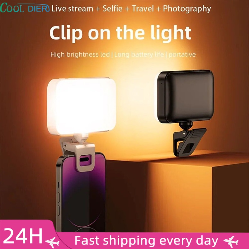 Photography Lighting System - COOL DIER Pocket LED Selfie Light
