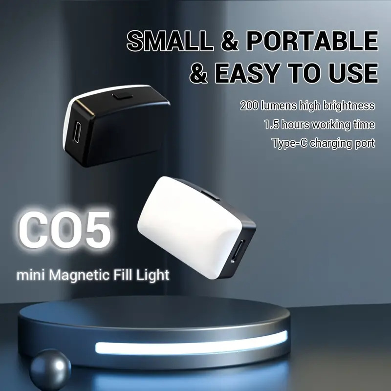 Photography Lightning - Mini Magnetic LED Selfie Light for