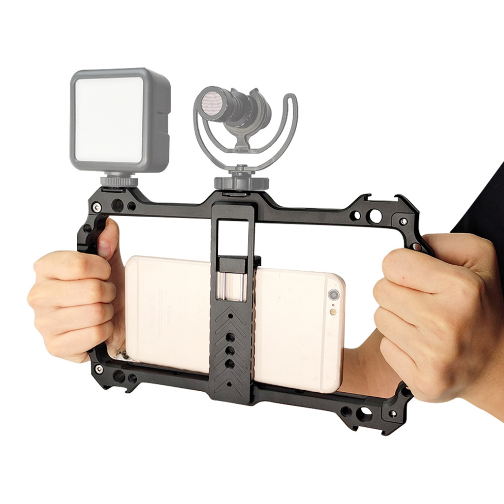 Universal Metal Phone Cage Rig - đánh giá và giá Photography Lighting Rig