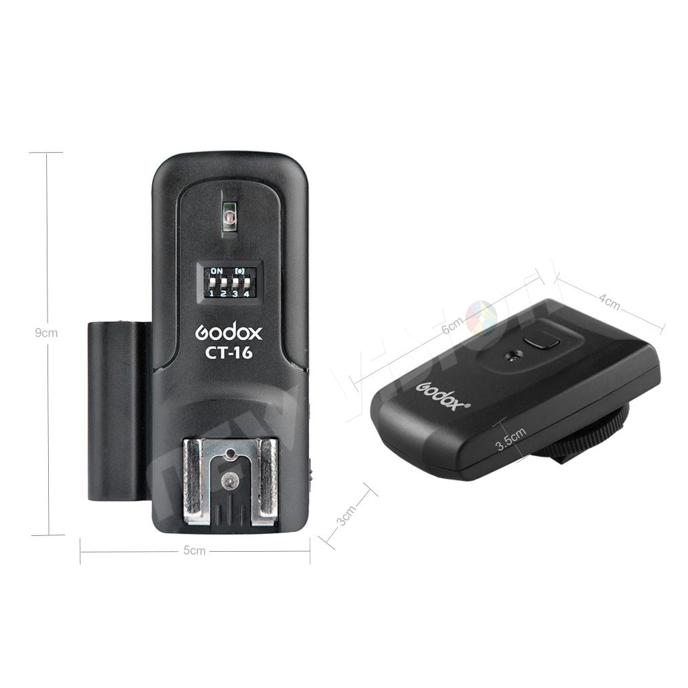 Godox CT-16 Flash Trigger 16 C - đánh giá và giá Trigger Receiver Set