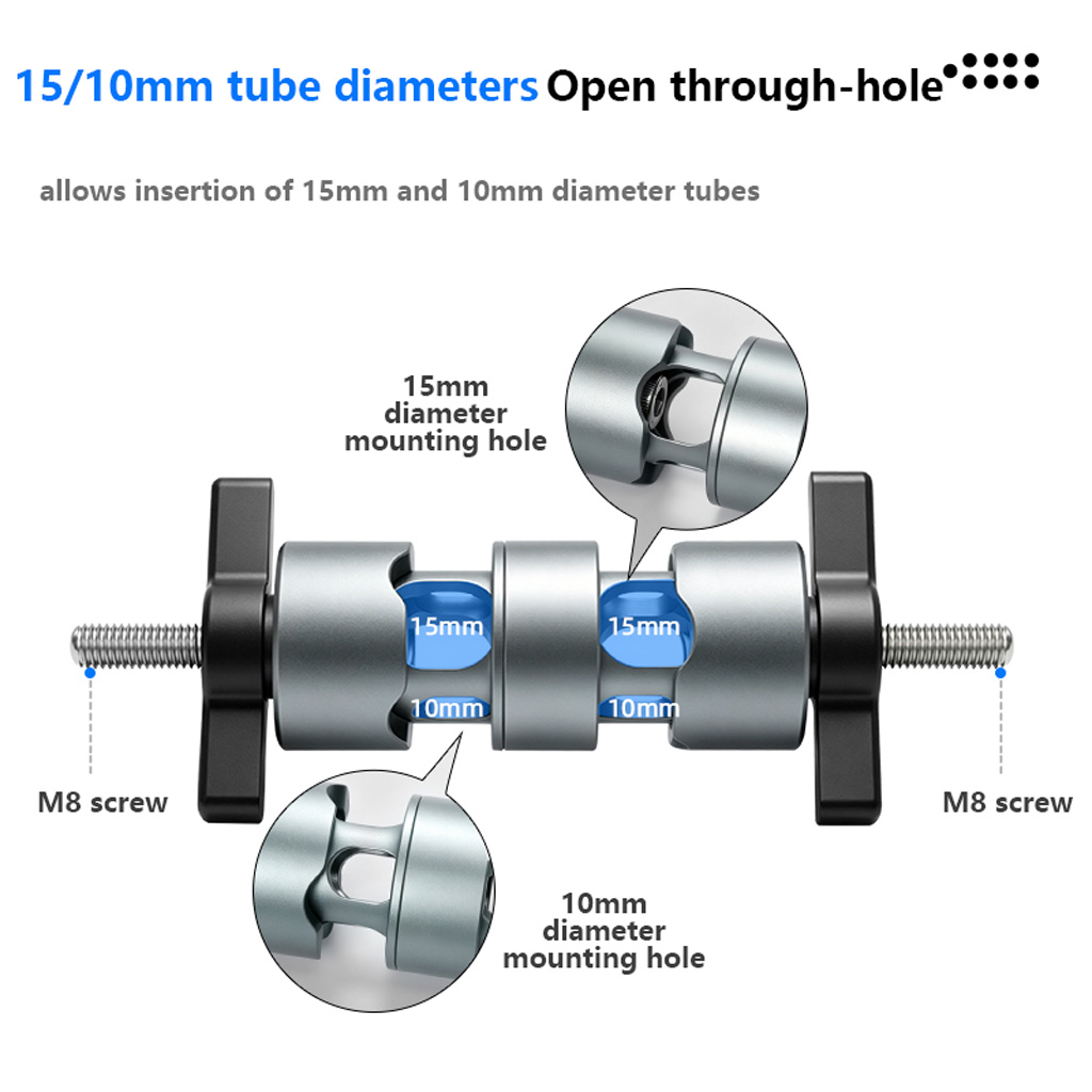 360° Rotating Dual-end Pipe Cl - đánh giá và giá Photography Lighting Rig