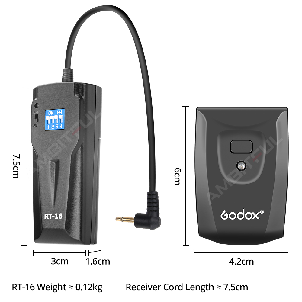 Godox RT-16 16 Channels Wirele - đánh giá và giá Trigger Receiver Set