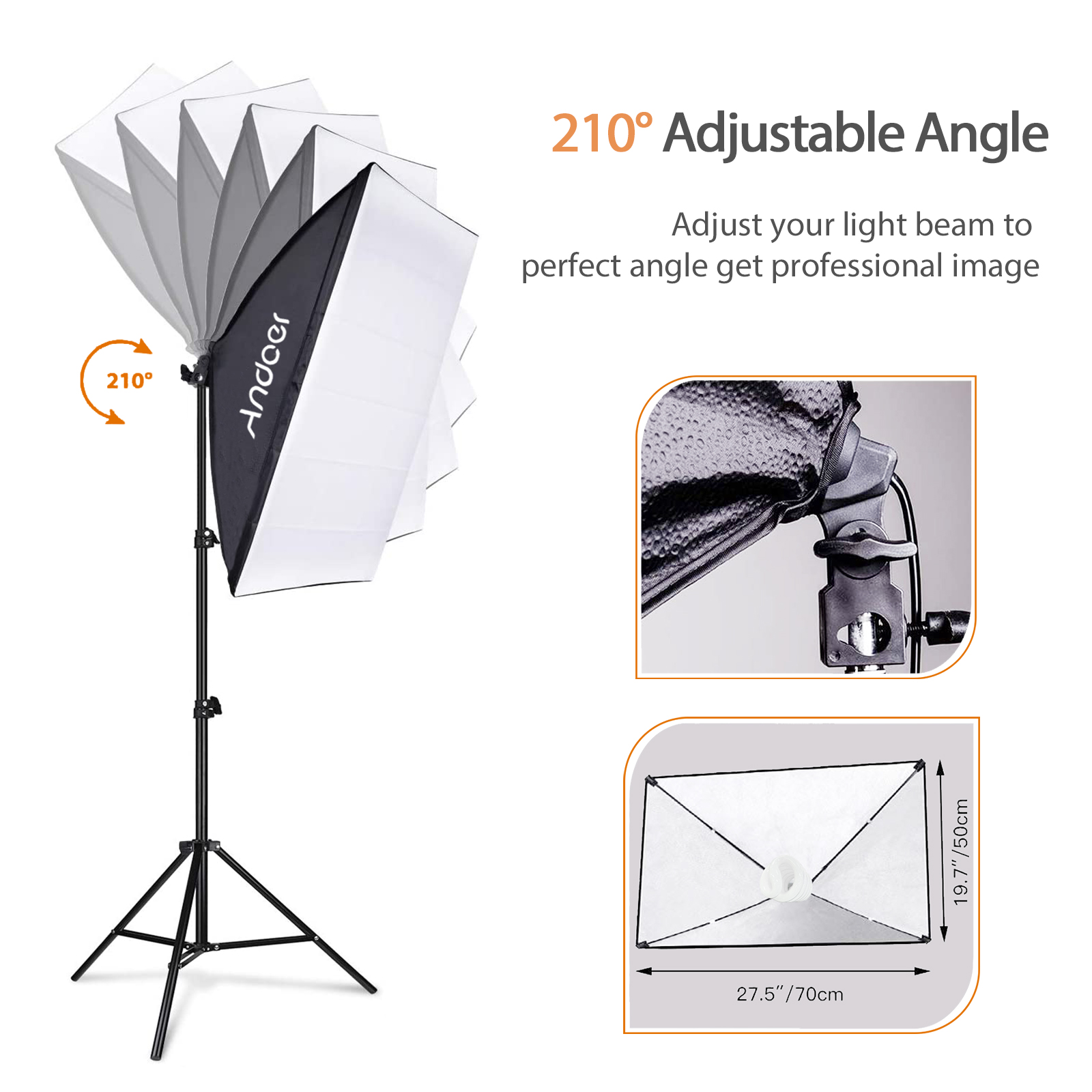 Andoer Studio Photography Ligh - đánh giá và giá Photography Lightning