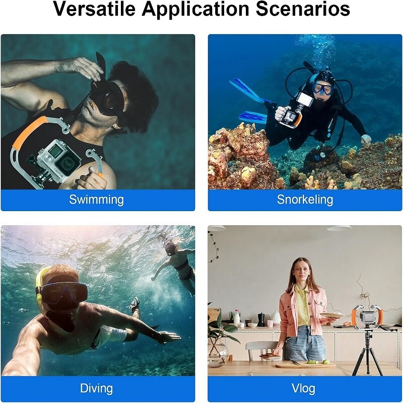 Selens Waterproof Diving Rig H - đánh giá và giá Photography Lighting Rig