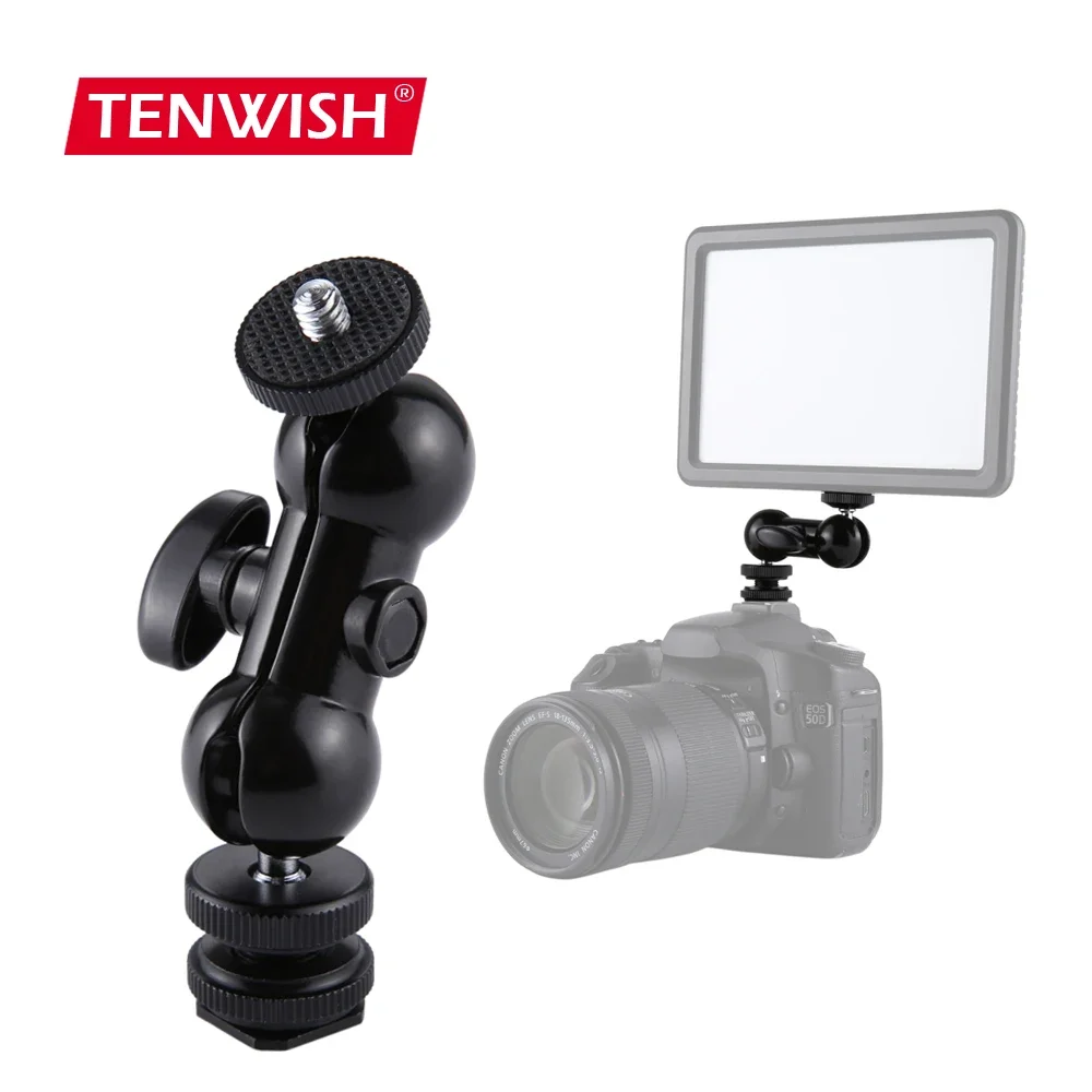 Hot Shoe Adapter with Dual Bal - đánh giá và giá Photography Lighting Rig