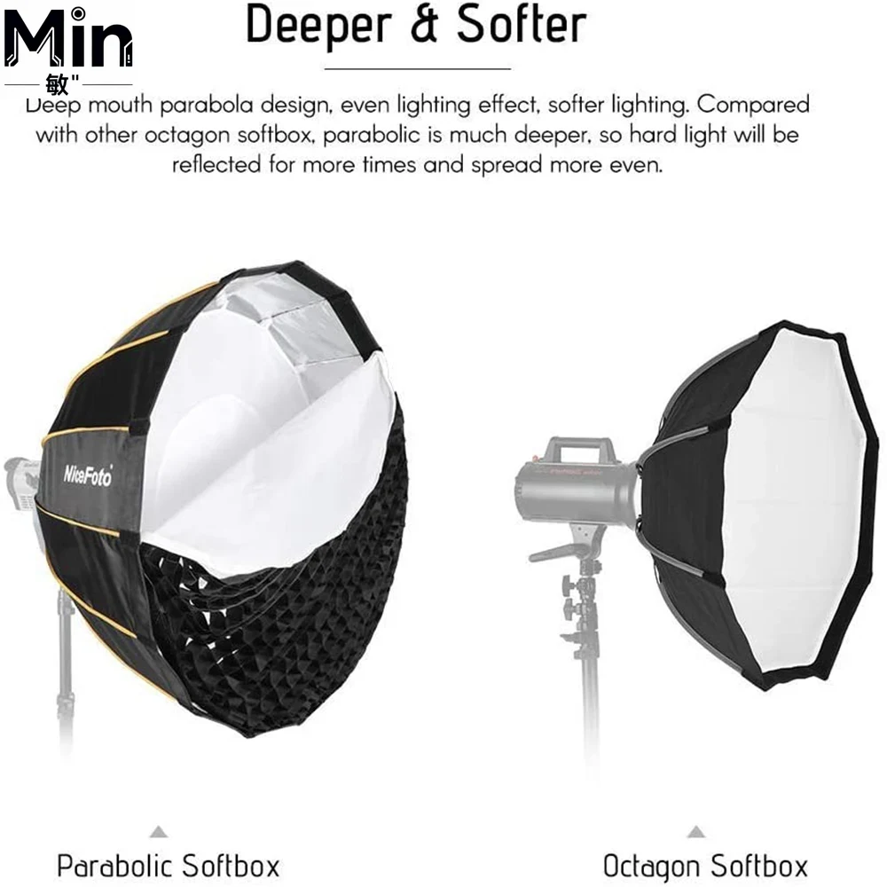 35inch 90cm Quick Set-up Foldi - đánh giá và giá Photography Umbrella Lighting Setup