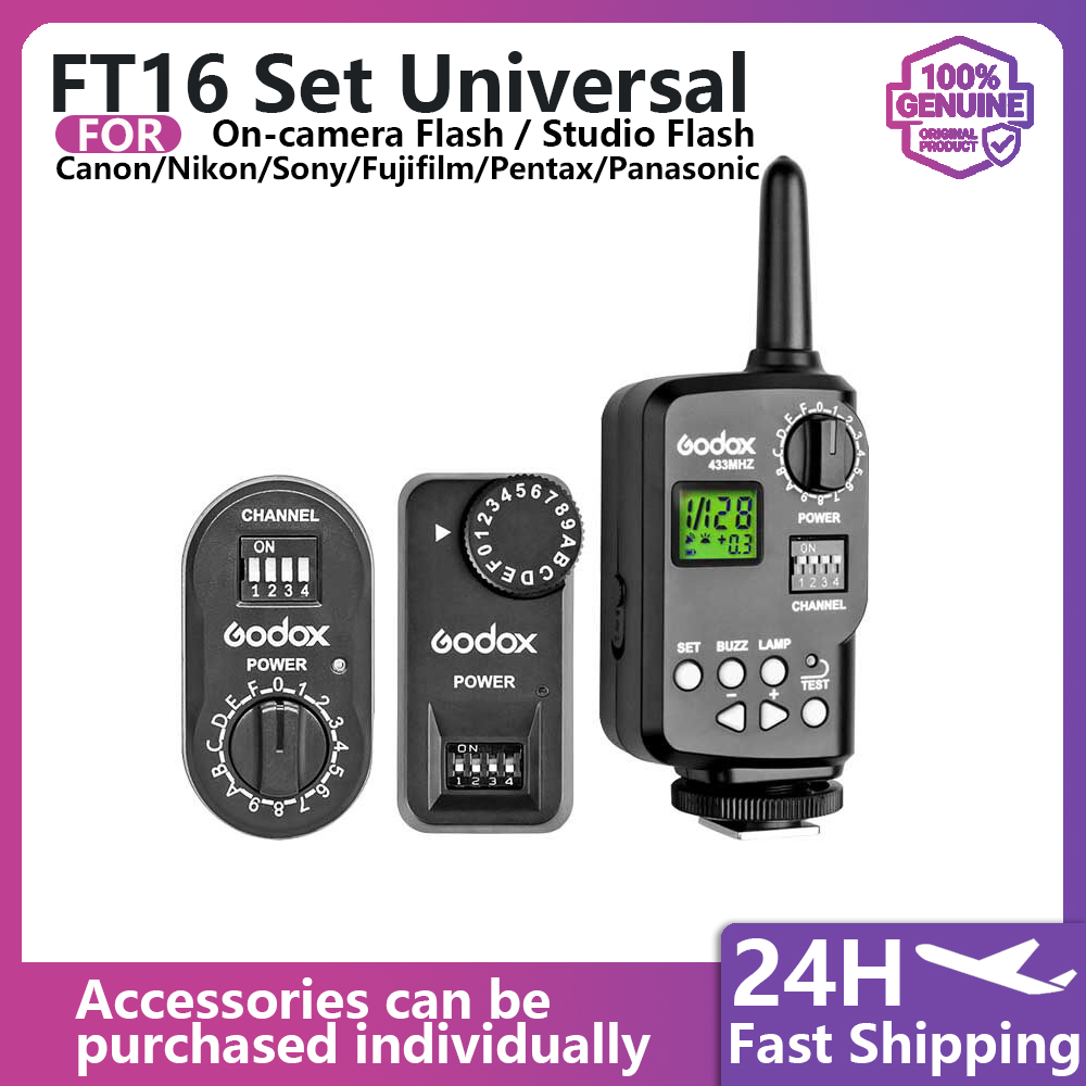 FT-16 Flash Trigger Set Transm - đánh giá và giá Trigger Receiver Set
