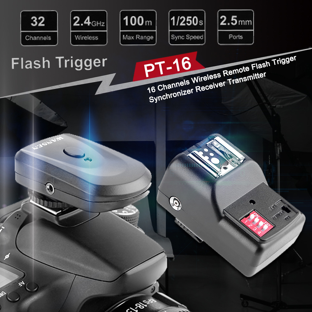 Hot Shoe Flash Lamp Controller - đánh giá và giá Trigger Receiver Set