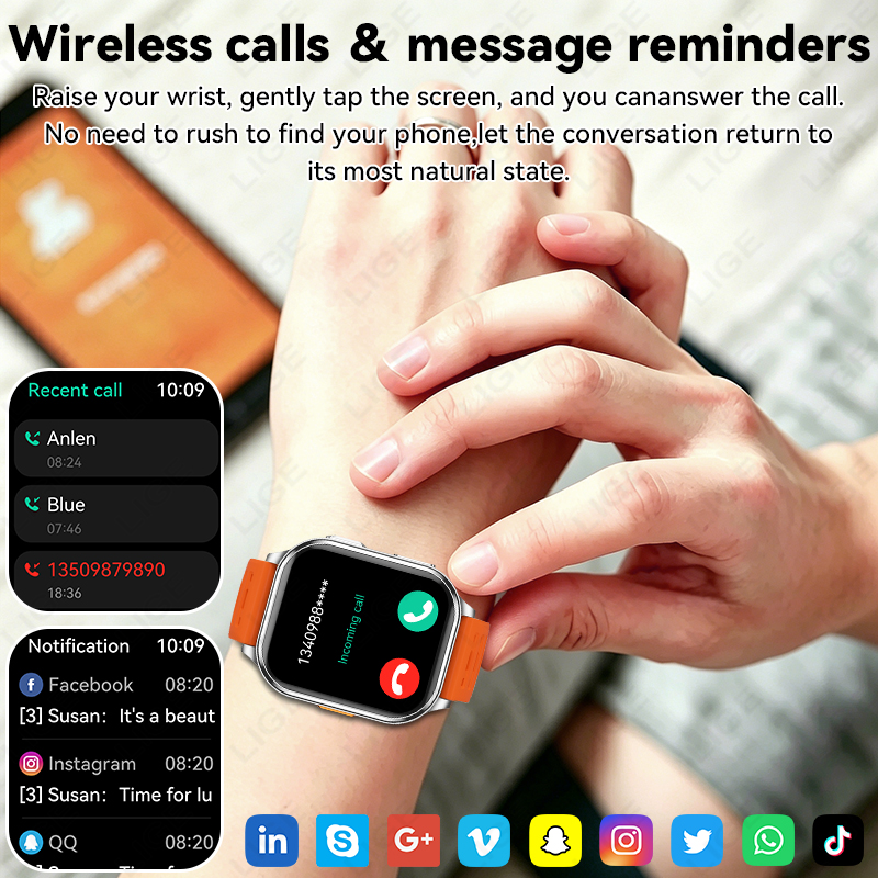 LIGE 2026 Camera Smart Watch M - đánh giá và giá Photography Lighting System