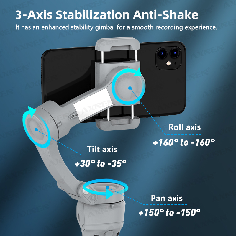 Handheld 3-Axis Gimbal Stabili - đánh giá và giá Photography Lighting System