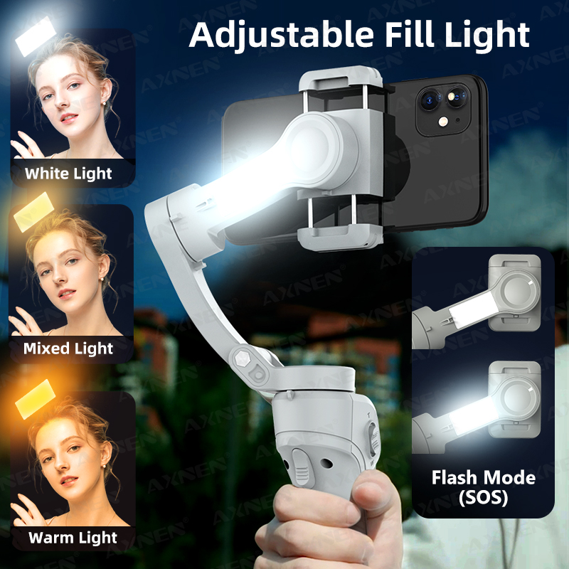 Handheld 3-Axis Gimbal Stabili - đánh giá và giá Photography Lighting System